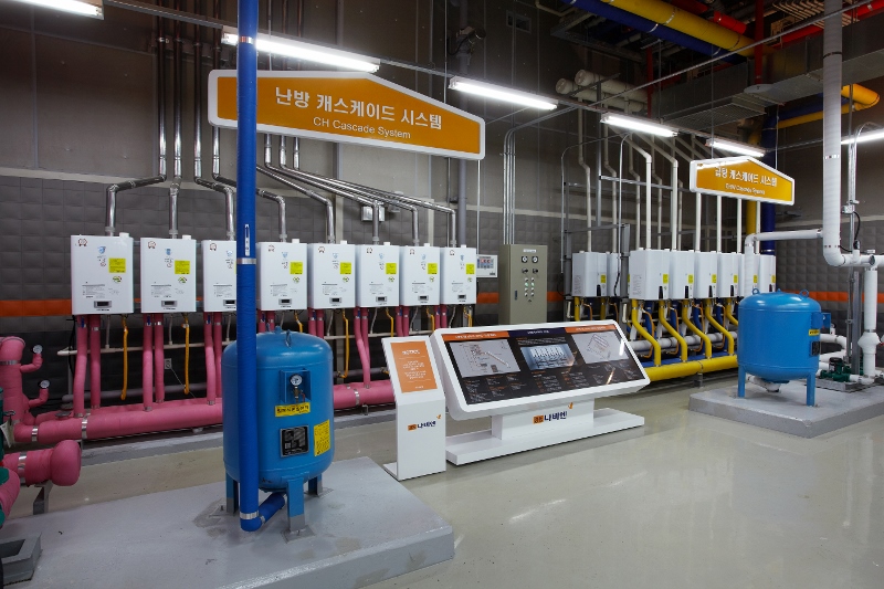 Каскадные котельные на базе конденсационных котлов Navien