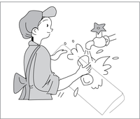 Снимите переднюю панель кондиционера Вымойте переднюю панель в воде с нейтральными моющими средствами