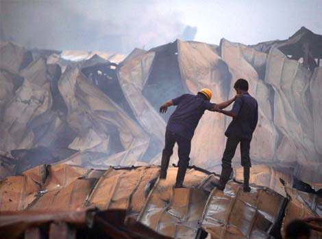 Завод кондиционеров Хитачи восстановлен после пожара