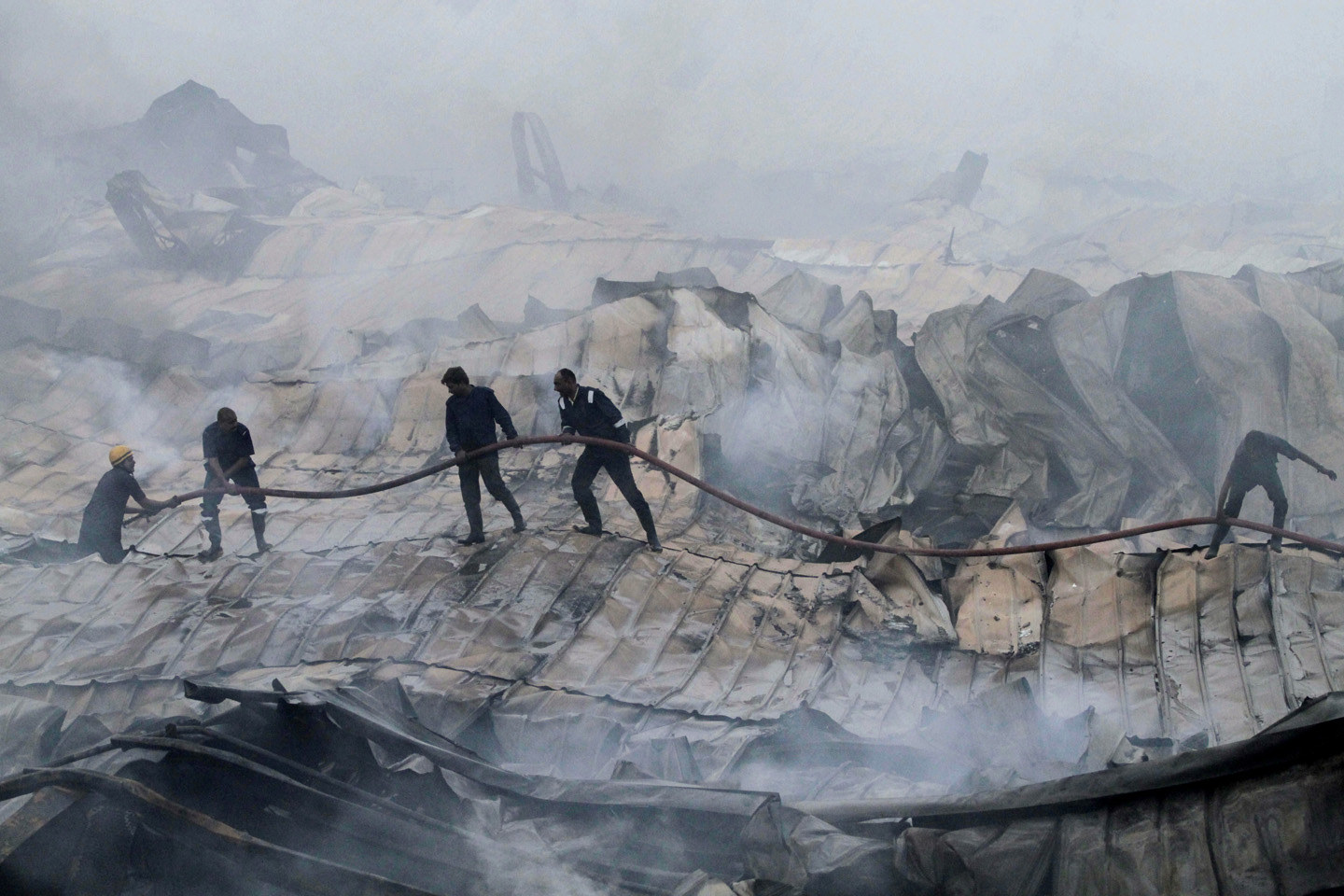 Завод кондиционеров Хитачи восстановлен после пожара