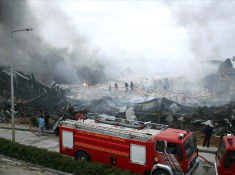 Завод кондиционеров Хитачи восстановлен после пожара