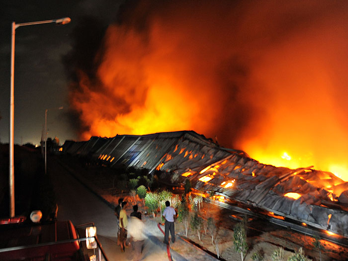 Завод кондиционеров Хитачи восстановлен после пожара