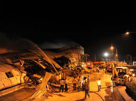 Завод кондиционеров Хитачи восстановлен после пожара