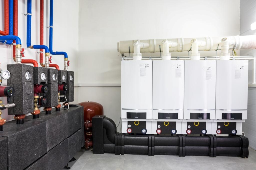 Котельная в новом автосалоне NISSAN