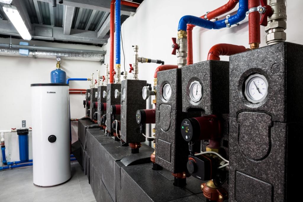 Котельная в новом автосалоне NISSAN