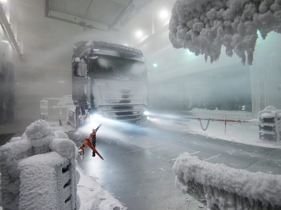 Scania открыла полигон для климатического тестирования автомобилей