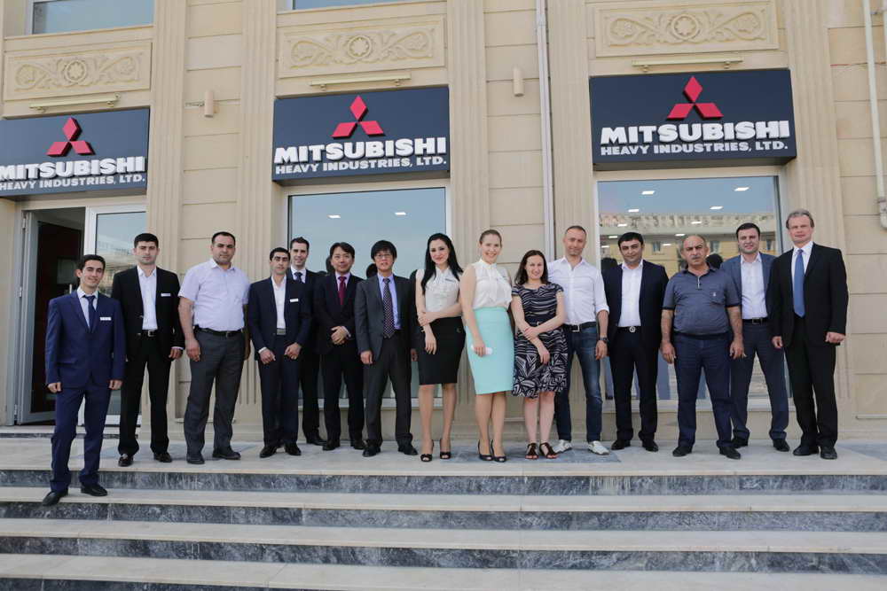 Открытие шоу-рума Mitsubishi Heavy Ind. в Баку