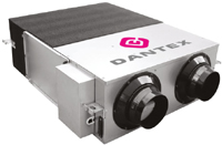 Новые вентиляционные установки c рекуперацией тепла Dantex DVE