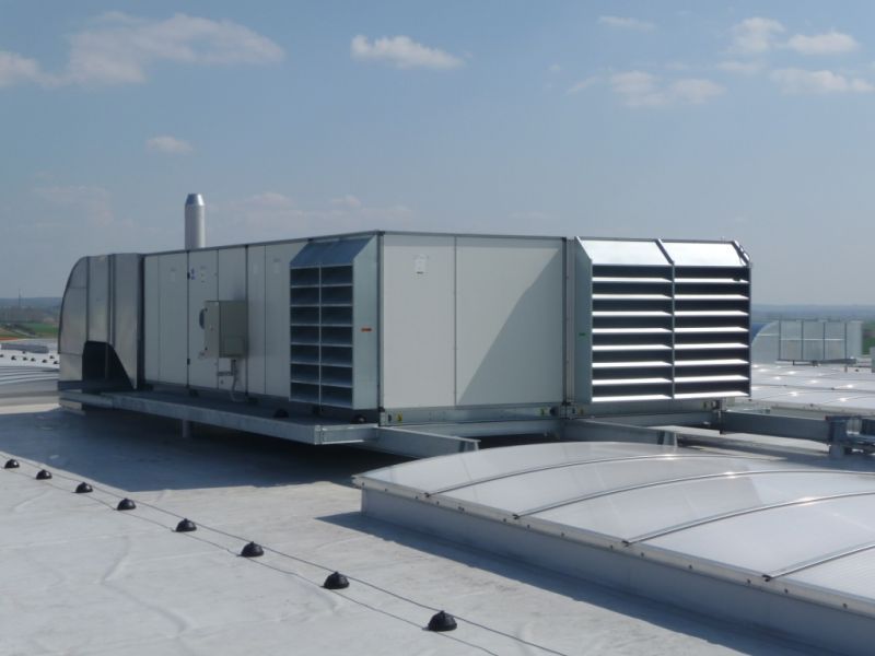 Центральные кондиционеры Janka серии PremiAir (KLMOD) с секцией газовоговоздухонагревателя