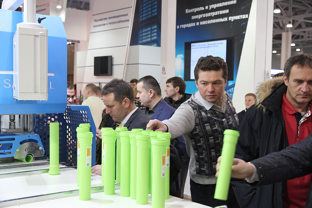 Первый день выставки Aquatherm Moscow в фотографиях