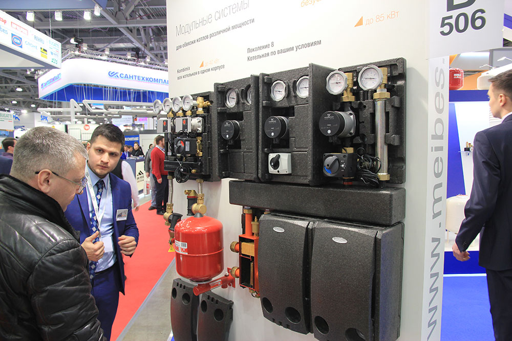 Первый день выставки Aquatherm Moscow в фотографиях