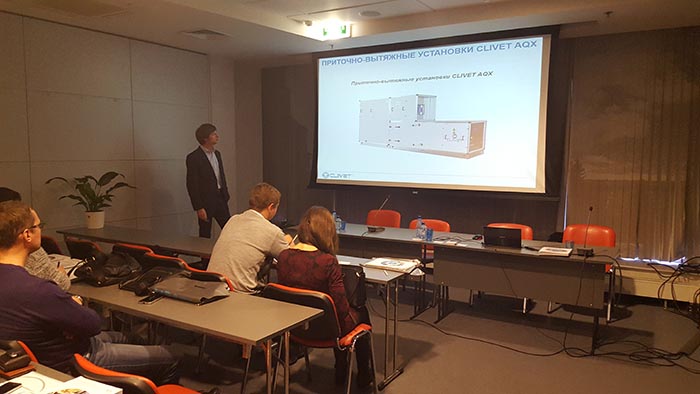 Новое поколение чиллеров Clivet: семинар с проектными институтами в Москве