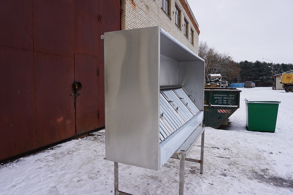 Вытяжные зонты с гидрозатвором для одного из ресторанов курорта «Роза Хутор» г. Сочи