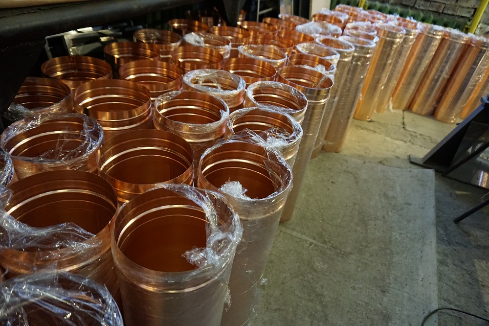 Система вентиляции из меди для одного из топовых ресторанов в г. Астана