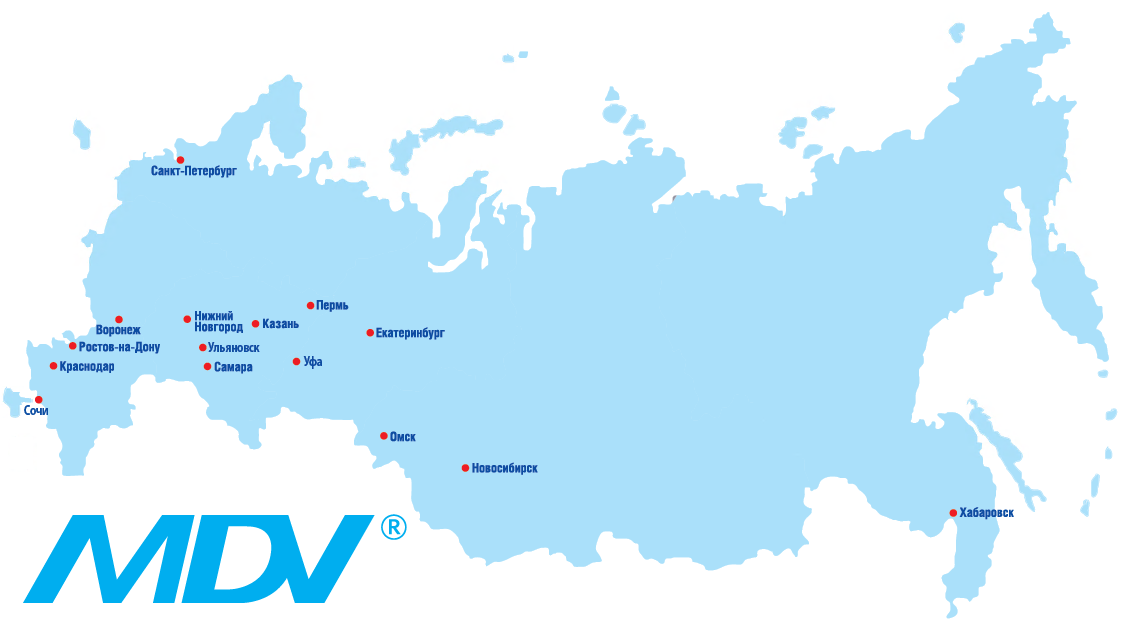 Открытие региональных складов запчастей MDV