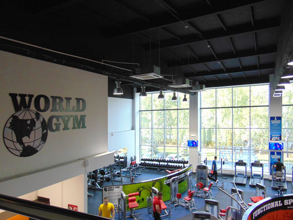 Оборудование MDV в лучшем фитнес-клубе всемирной сети WorldGym