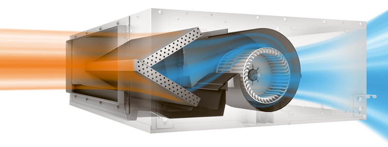 Серия канальных сплит-систем GENERAL с автоматическим регулированием напора вентилятора