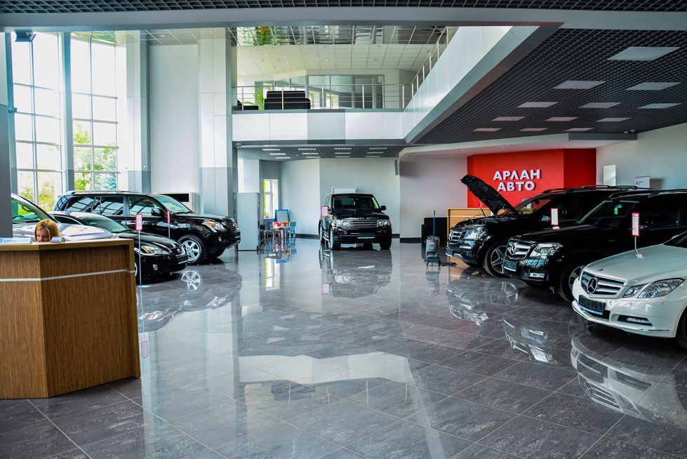 Колонные сплит-системы MDV большой мощности в автосалоне в Тольятти