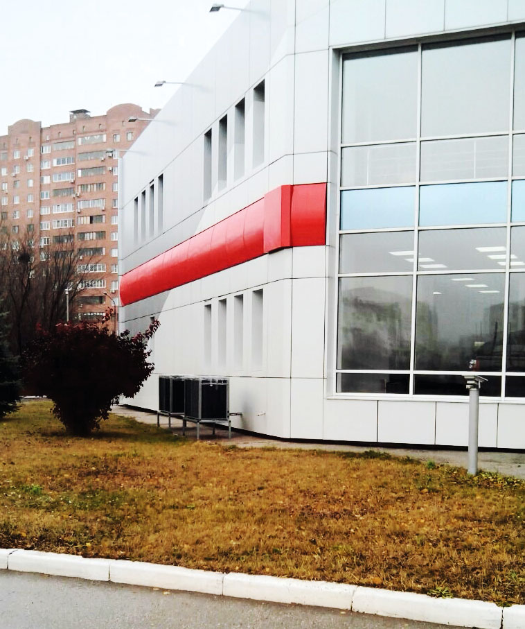 Колонные сплит-системы MDV большой мощности в автосалоне в Тольятти