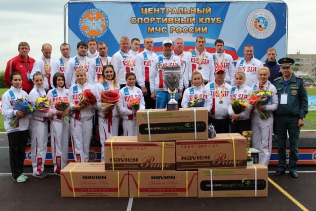 Победителям международных соревнований МЧС вручены котлы Navien