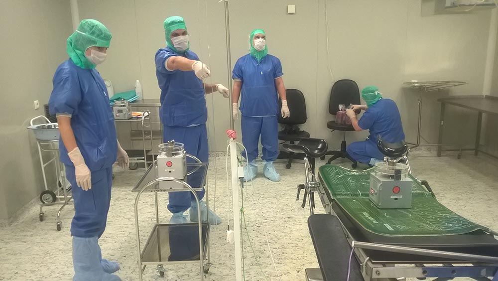 Немецкий Университет прикладных наук провел испытания установок обеззараживания воздуха «Поток» в московской больнице