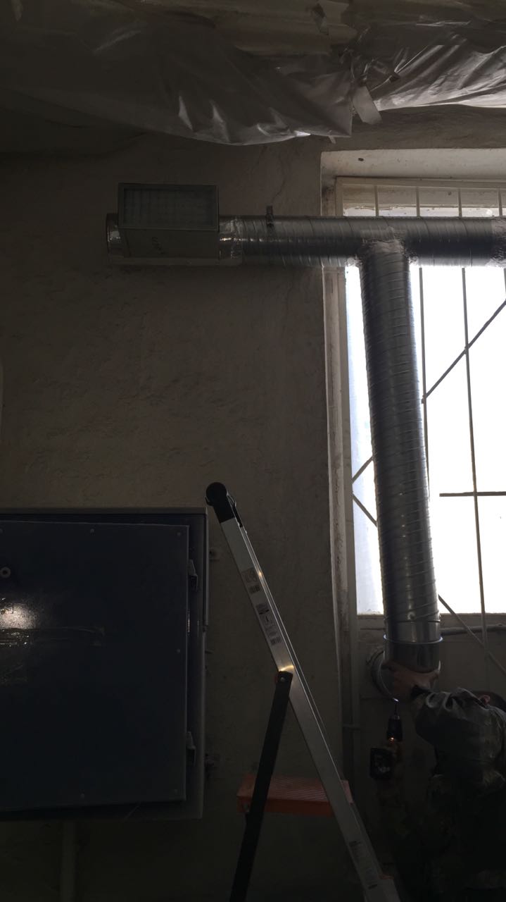 Приточно-вытяжная вентиляция для покрасочного цеха