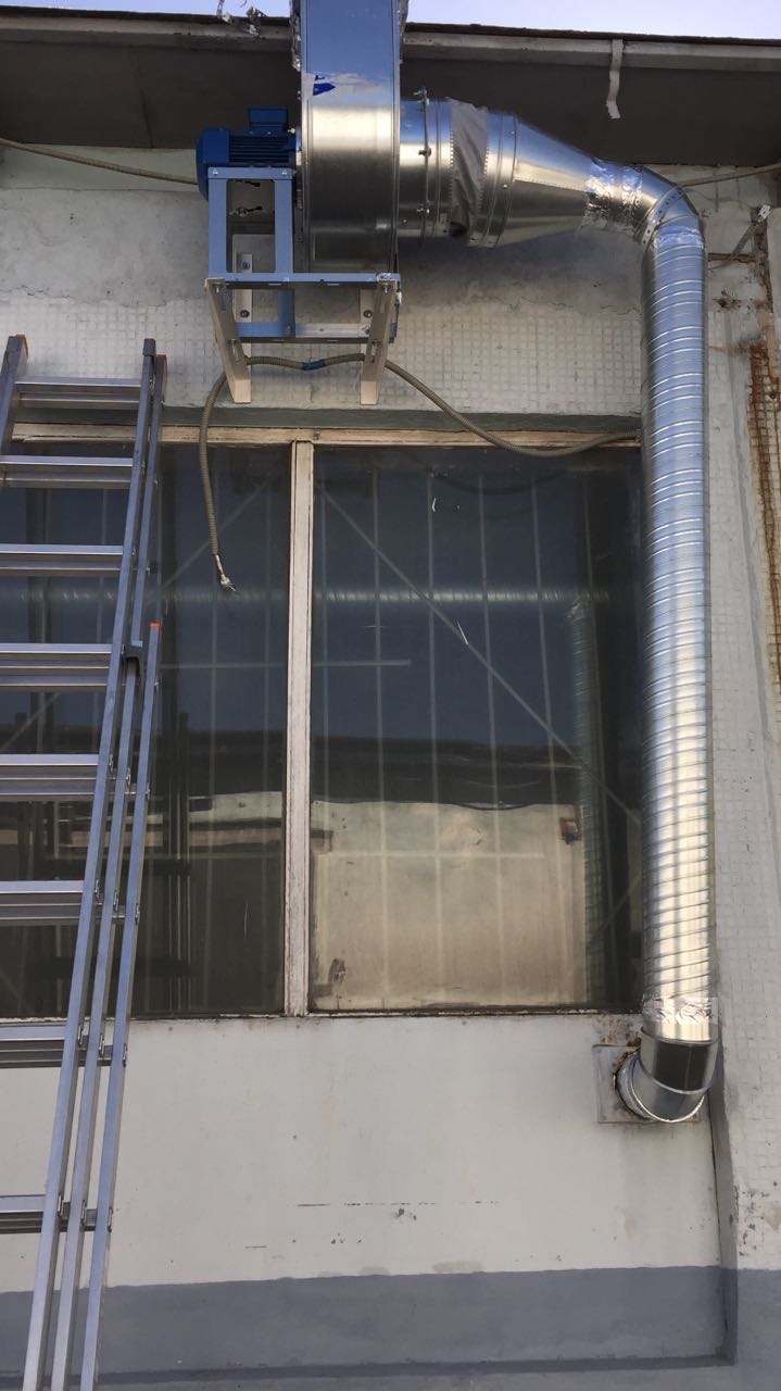 Приточно-вытяжная вентиляция для покрасочного цеха