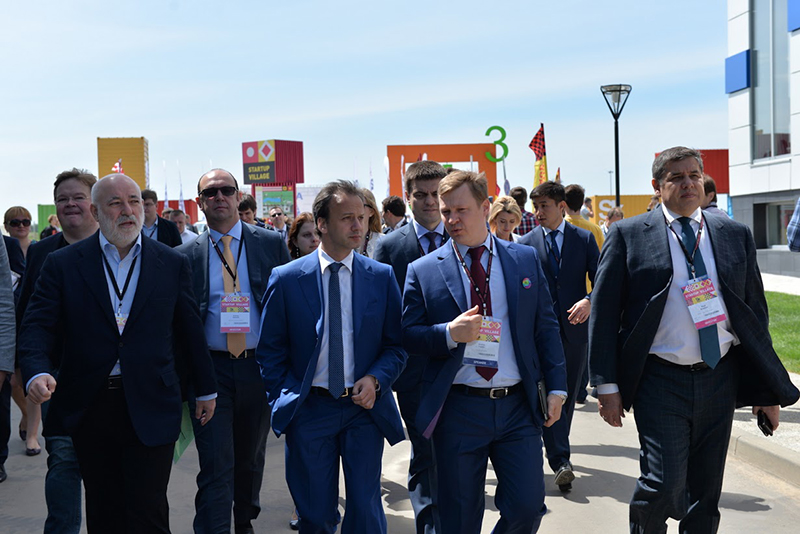 Визит представителей ГК на StartupVillage -15 в Сколково