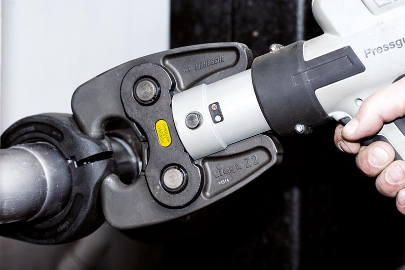 Viega Megapress в котельной при супермаркете