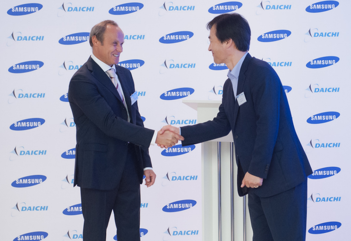 Начало стратегических партнерских отношений между компаниями Daichi и Samsung