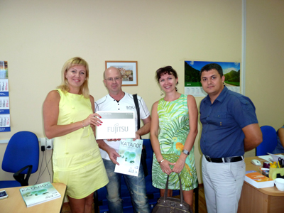 Награждение победителя всероссийской акции «СЕЗОН РЕКОРДОВ FUJITSU AIRSTAGE» в Самаре