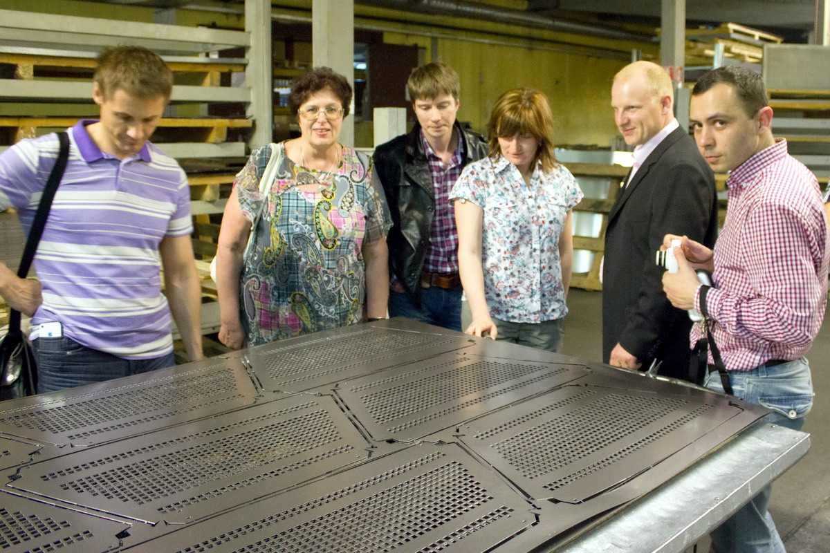 Экскурсия на производство вентоборудования Lessar в Шяуляй (Литва)