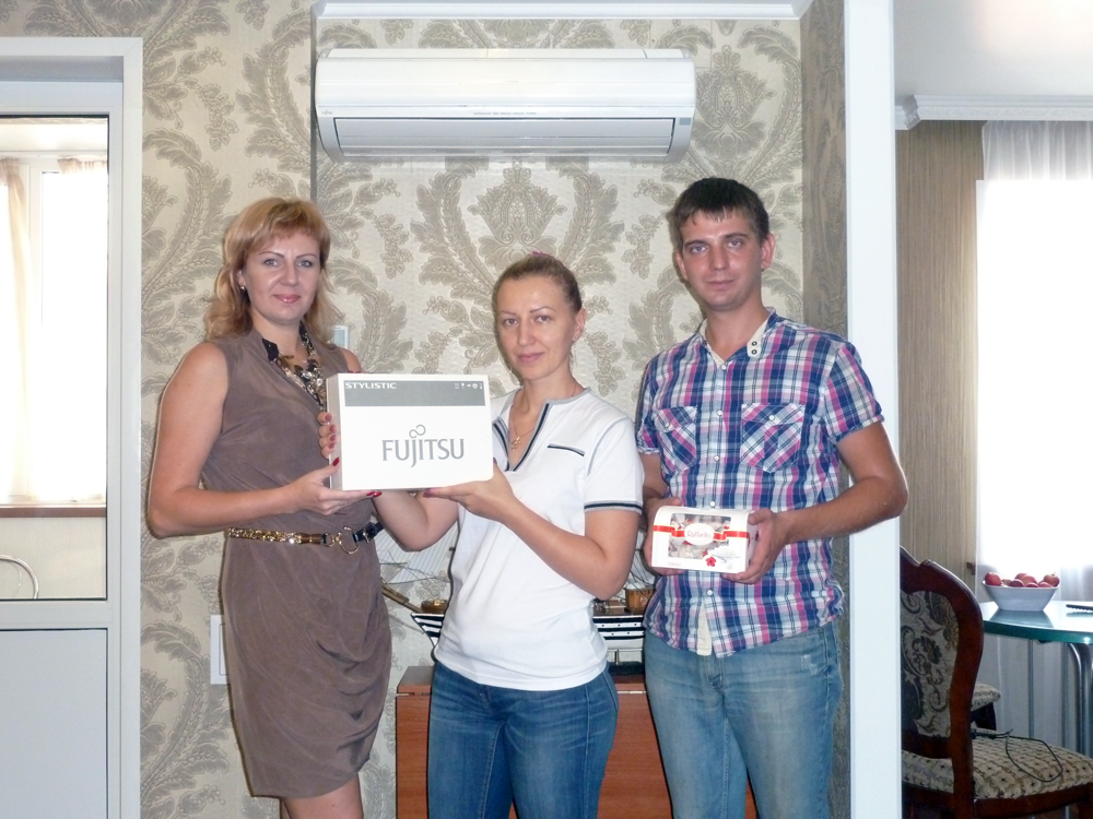 Приветствуем очередного победителя акции «Комфорт с интеллектом от Fujitsu» в Самаре!