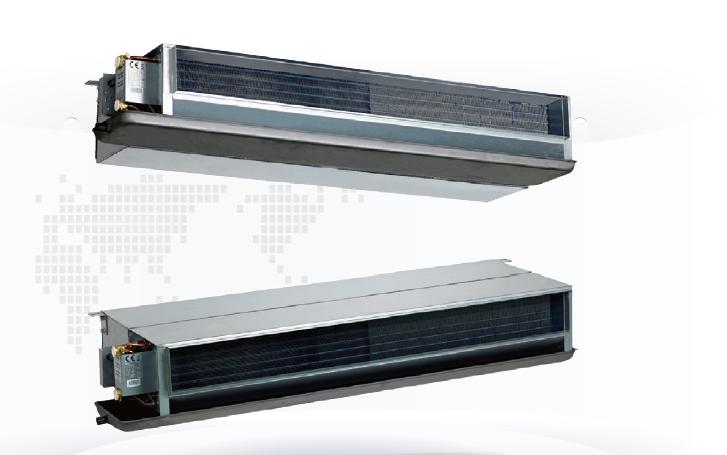 Особенности средненапорных фанкойлов канального типа Midea