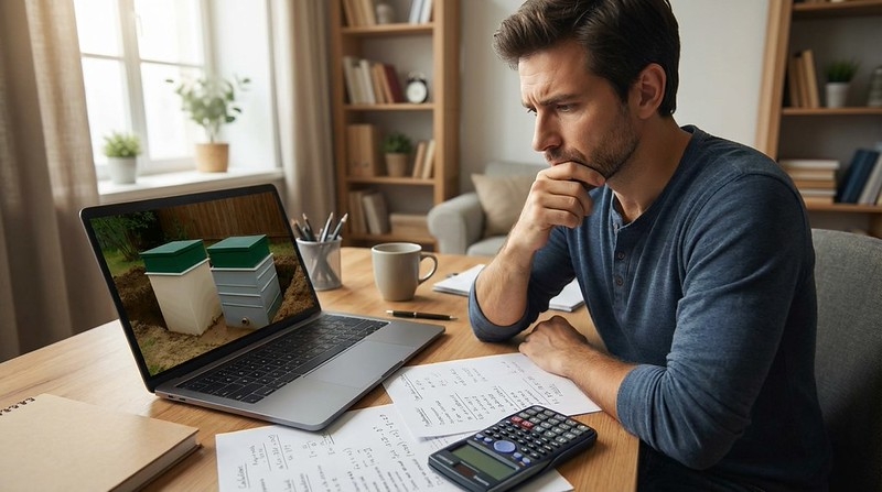 расчет объема септика для дома